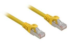 Sharkoon network cable RJ45 CAT.6a SFTP LSOH yellow 3,0m - HalogenFree
