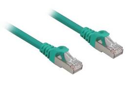 Sharkoon network cable RJ45 CAT.6a SFTP LSOH žalias 0,25m - HalogenFree