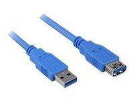 Sharkoon USB 3.0 extension cable juodas 1,0m