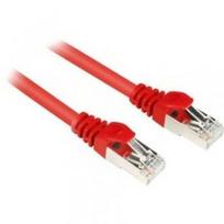 rj45 kistukai - Sharkoon network cable RJ45 CAT.6 SFTP - red - 1.5m - 1 nuotrauka