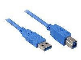 Sharkoon Cable USB 3.0 A-B juodas 5m