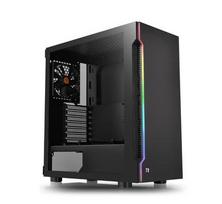 kompiuterio korpusas case - Thermaltake H200 TG RGB Black (Juodas) - 2 nuotrauka