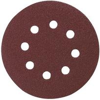 slifavimo popierius 125 - Šlifavimo popierius 125MM K120(10Vnt.) BO5021, BO5030, BO5031, BO5041, DBO180 Makita P-43577 - 1 nuotrauka