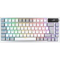 gaming klaviatura asus - ASUS ROG Azoth White (Balta), RGB, Wireless, Hot-Swap, ROG NX Red - 2 nuotrauka