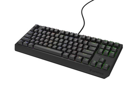 usb klaviatura - Genesis Thor 230 TKL, Laidinė, Anglų (US), Juoda, Outemu Brown - 1 nuotrauka