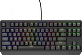 usb klaviatura - Genesis Thor 230 TKL, Laidinė, Anglų (US), Juoda, Outemu Brown - 2 nuotrauka