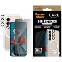 PanzerGlass "CARE by Flagship 3-in-1 Protection Kit" Samsung Galaxy S25 Skaidrus (Clear)