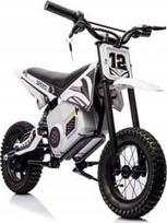 krosiniai - Elektrinis krosinis motociklas Lean Cars A9901, baltas (White) - 1 nuotrauka