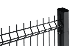 Segmentas tvorai, pilkas, akutė 200x50 mm, 2.5x1.53 m, cinkuota ir dengta PVC, vielos storis 4 mm, Z