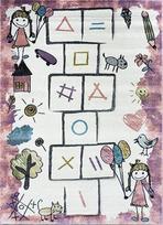 Kilimas RICCO Smart Kids, 120 x 180 cm, rožinė spalva (22923), Turkija, 18B-2R1218