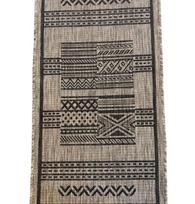 Kilimas RICCO Sisal Mat, 60 x 110 cm, 100% polypropilenas/sizalis, linijos, tinka viduje ir lauke, 3