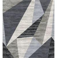 Kilimas RICCO Veston Geo Grey Multi, 140 x 200 cm, 100% poliesteris