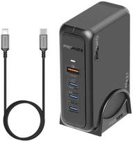 Promate GaNPort-140W GaNFast įkrovimo stotelė 140W / USB-C PD 3.1 / QC3.0