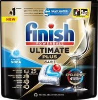 Indaplovių kapsulės Finish Ultimate Plus B.Soda, 25 vnt.