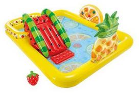 vaikus zaidimo aikstele - Intex pripučiamas baseinas „Fruity Playground“ (Fruits), 244 x 191 x 91 cm, 57158NP - 1 nuotrauka