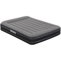 Bestway Tritech pripučiamas čiužinys su įmontuota USB pompa, 203 x 152 x 36 cm, pilkas (Gray) 671BU