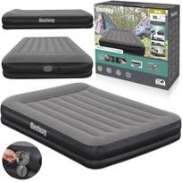 air pump - Bestway Tritech pripučiamas čiužinys su įmontuota USB pompa, 203 x 152 x 36 cm, pilkas (Gray) 671BU - 2 nuotrauka