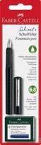 Plunksnakotis Faber-Castell School+, M, Juodas (Black)