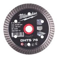 MILWAUKEE Deimantinis pjovimo diskas DHTS 76, 76 x 10 mm