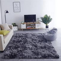 Kilimas Strado Ombre Shaggy, tamsiai pilka, 170 cm x 120 cm
