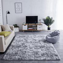 Kilimas Strado Ombre Shaggy, šviesiai pilka, 250 cm x 200 cm