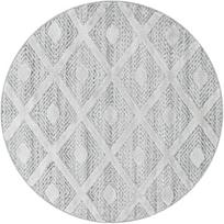 Kilimas vidaus Ayyildiz Pisa Geometric 4707, pilkas, 120 cm x 120 cm