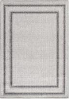 Kilimas lauko terasoms Ayyildiz Aruba Border 4901, kreminė/pilka, 200 cm x 140 cm