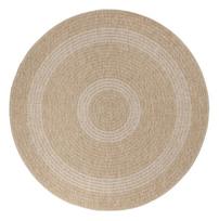 Kilimas lauko terasoms Ayyildiz Comilla Vintage, smėlio, 200 cm x 200 cm