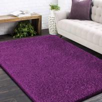 Kilimas vidaus Shaggy 0227, violetinė, 190 cm x 140 cm