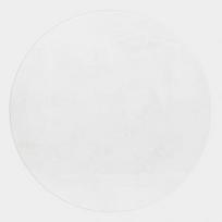 Kilimas vidaus Ayyildiz Pouffy POUFFY1201205100WHITE, baltas, 120 cm x 120 cm