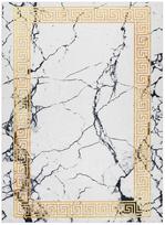 Kilimas vidaus Hakano Arlen Marble, aukso/baltas/juodas, 220 cm x 160 cm