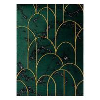 Kilimas vidaus Hakano Estema ArtDeco, aukso/žalia, 190 cm x 140 cm