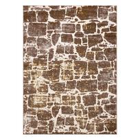 Kilimas vidaus Hakano Trex Brick, ruda/smėlio, 170 cm x 120 cm