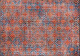 Kilimas Conceptum Hypnose Funk Chenille AL 06 473RTP2840, oranžinis/įvairių spalvų, 190 cm x 140 cm