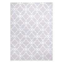 Kilimas vidaus Hakano Trex Clover, baltas/pilkas, 150 cm x 80 cm