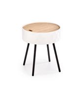 stalas aura - Halmar Coffee Table Aura White - 2 nuotrauka