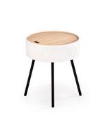 stalas aura - Halmar Coffee Table Aura White - 3 nuotrauka
