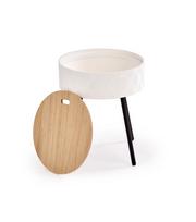 stalas aura - Halmar Coffee Table Aura White - 8 nuotrauka