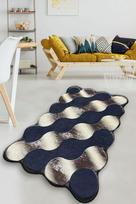 Kilimas Conceptum Hypnose Circle - Gold, įvairių spalvų, 180 cm x 120 cm