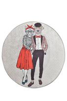 Kilimas Conceptum Hypnose Best Couple, įvairių spalvų, 140 cm x 140 cm