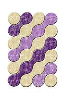 Kilimas vidaus Conceptum Hypnose HMNT951, smėlio/violetinė, 100 cm x 60 cm