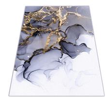 Kilimas vidaus Conceptum Hypnose Ola De Oro, aukso/baltas/pilkas, 160 cm x 120 cm