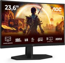 monitoriu full hd - AOC C24G42E 23.6", VA, Full HD, 180Hz, Juodas (Black) - 3 nuotrauka
