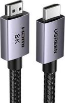 ugreen 8k hdmi 2.1 cable - Ugreen HD171 HDMI 2.1 8K kabelis 1m - Pilkas (Gray) - 1 nuotrauka