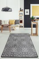 Kilimas Conceptum Hypnose Floor Djt, baltas/juodas, 190 cm x 140 cm