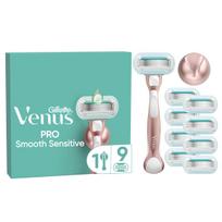 gillette venus smooth - Gillette Venus Deluxe Smooth Sensitive Rosegold 9 vnt. skutimosi rinkinys - 1 nuotrauka