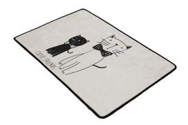 Kilimas Conceptum Hypnose Litlle Cats Oval DJT, įvairių spalvų, 90 cm x 60 cm