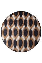 Kilimas Conceptum Hypnose Gold and Black Djt 140, įvairių spalvų, 140 cm x 140 cm