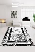Kilimas Conceptum Hypnose Marmor v2, baltas/juodas, 180 cm x 120 cm