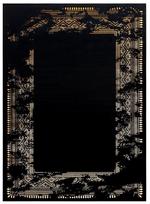 Kiliminis takas Hakano Mosse Frame 2, aukso/juodas, 300 cm x 80 cm